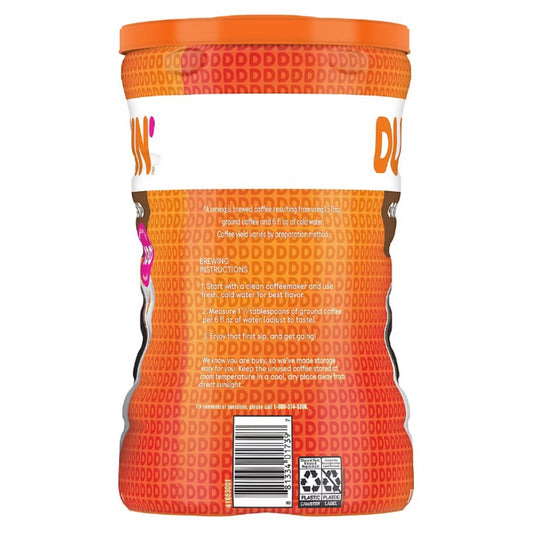 Dunkin' Original Blend, Medium Roast, Ground Coffee, 40 oz Canister