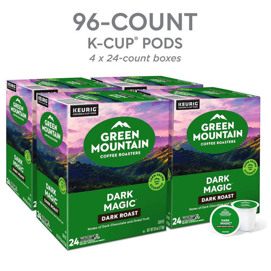 Green Mountain Coffee, Dark Magic, Dark Roast, 96 K-Pods