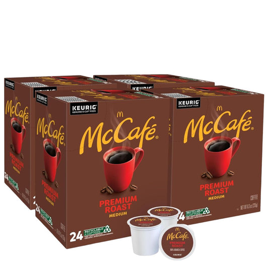 McCafe Premium Roast Coffee, Medium Roast, 96 K-Cup Pods