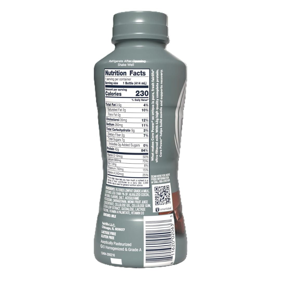 Core Power High Protein Shake, Chocolate, 42g, 12 Pack
