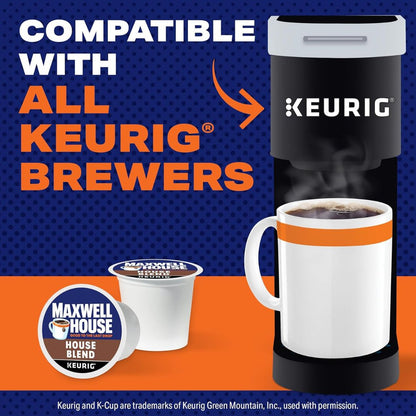 Maxwell House Coffee, House Blend, Medium Roast, 84 K-Cup Pods