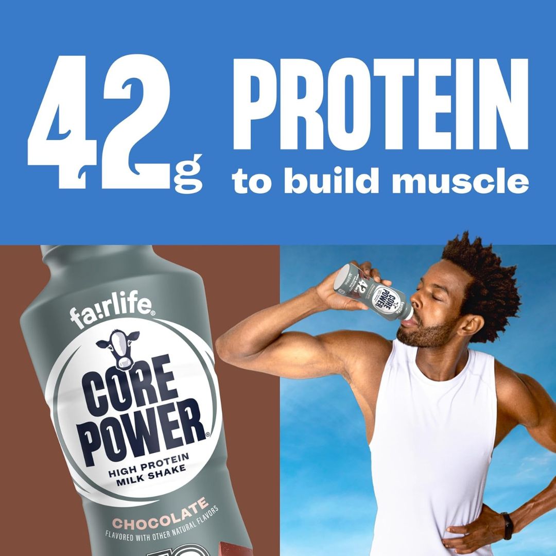 Core Power High Protein Shake, Chocolate, 42g, 12 Pack